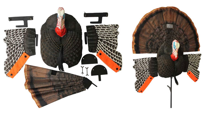 Details about   MOJO Scoot-N-Shoot MAX Tom Turkey Hunting Decoy with Realistic Fan 