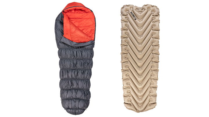 Klymit KSB Sleeping Bag and Sleeping Pad