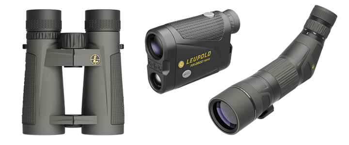 Leupold BX-5 Santiam HD Binoculars, RX-2800 Rangefinder, and SX-4 Pro Guide HD Spotting Scope