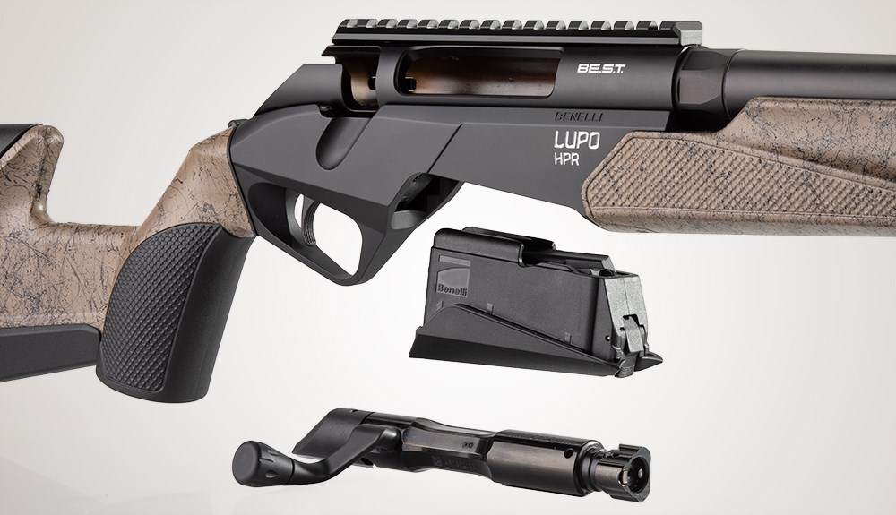 Benelli Lupo HPR box magazine and bolt.
