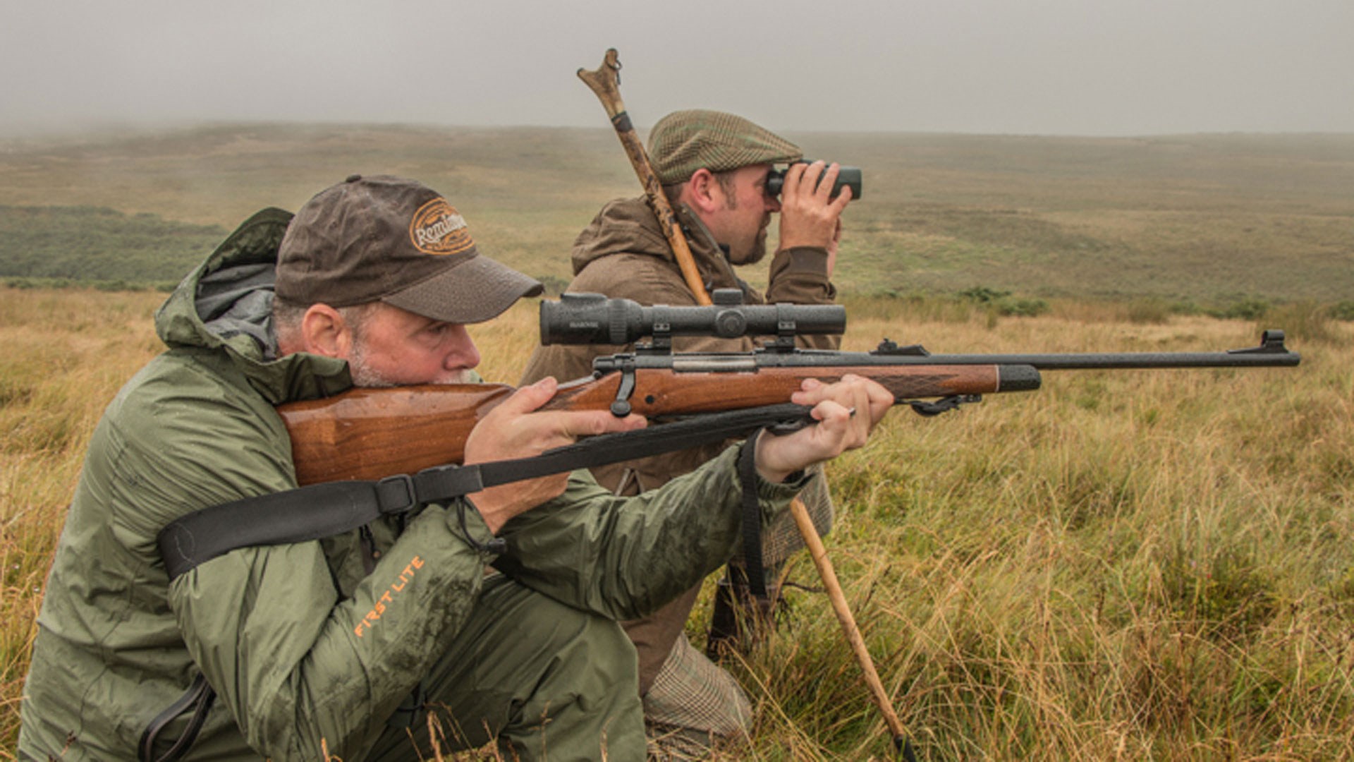 Glassing and shooting off sticks