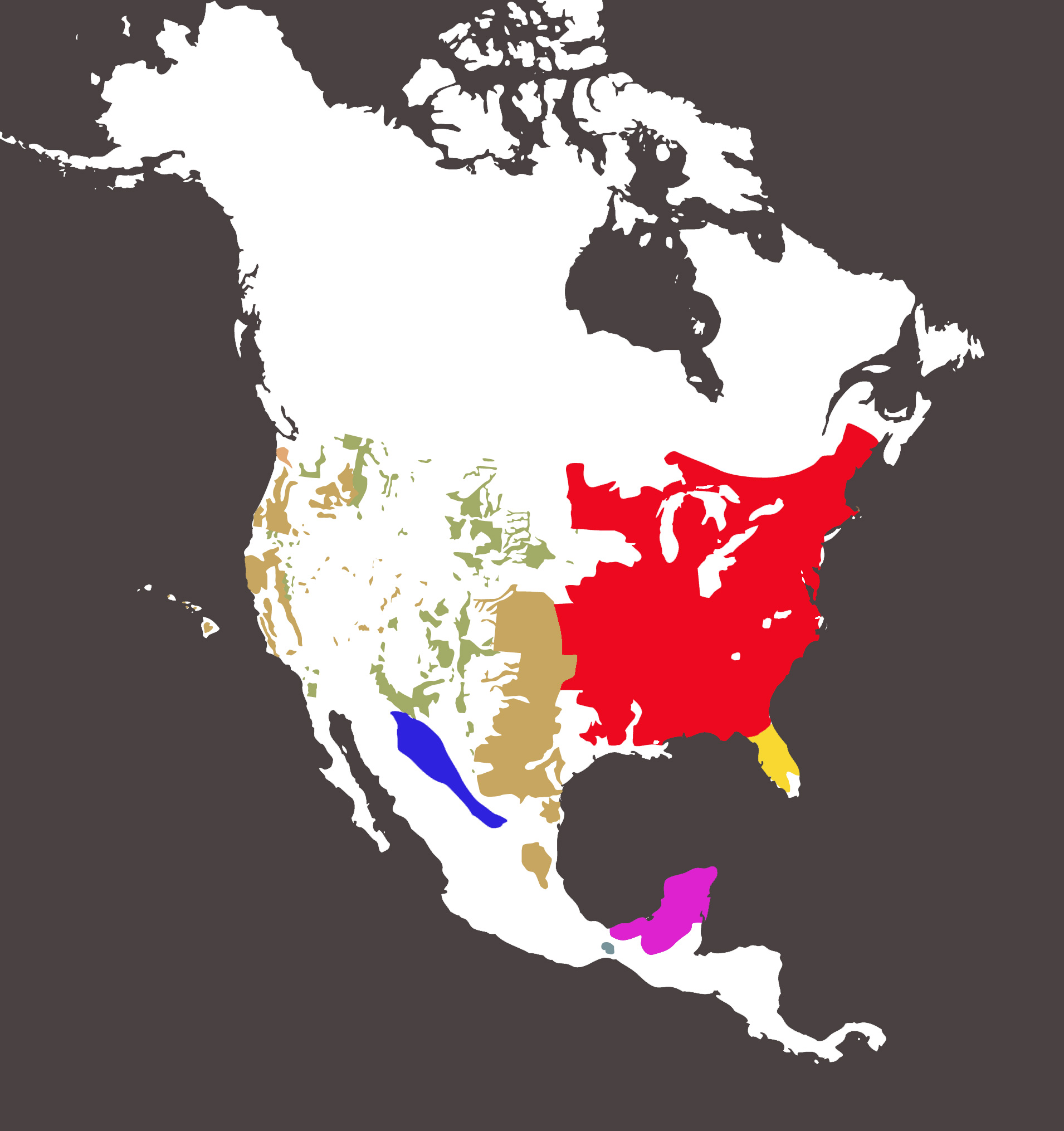 Wild Turkey Range Map 