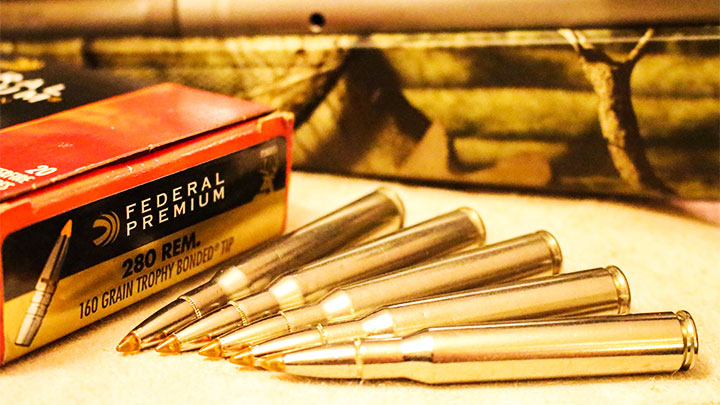 Federal Premium Trophy Bonded Tip .280 Remington Ammunition