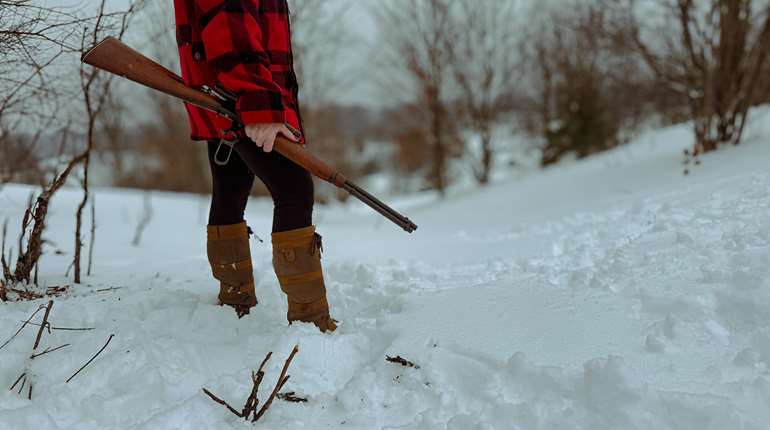 Red Plaid Lever Action 2