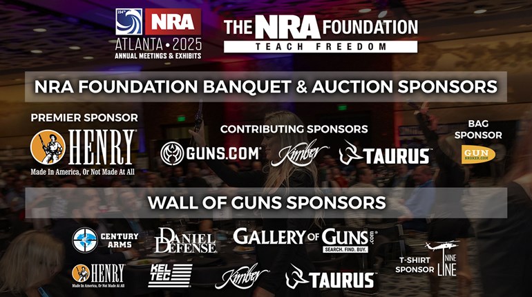 NRA Foundation Announces 2025 Event Sponsors for NRA Annual Meetings | An Official Journal Of The NRA