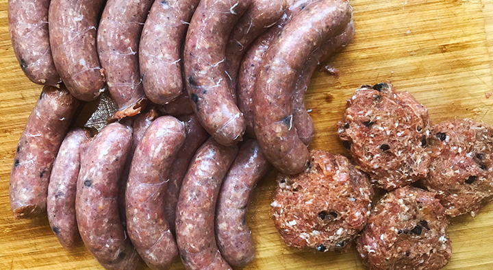 Venison Sausage Preparation with Casing