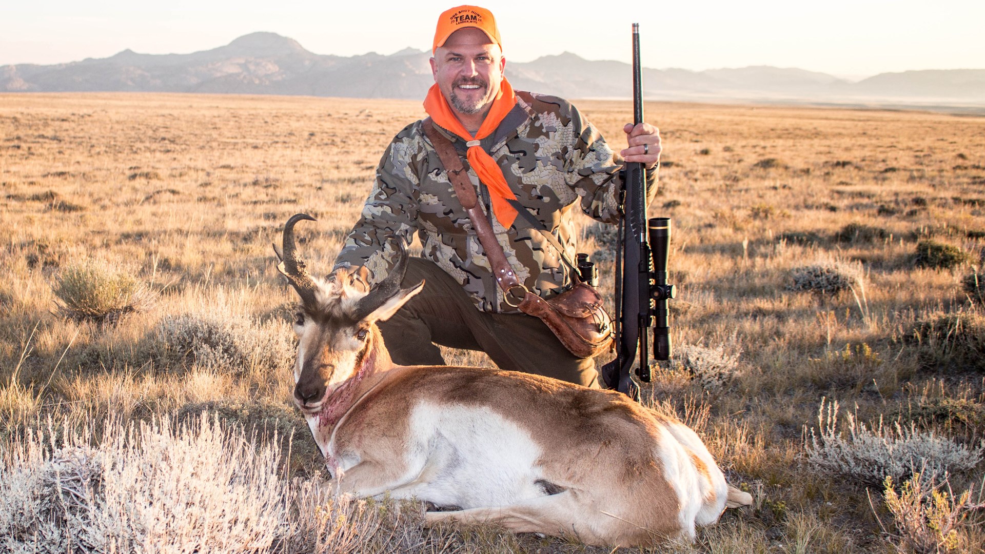 Phil with Pronghorn