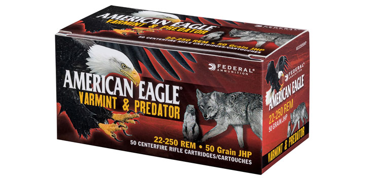 American Eagle .22-250 Remington JHP