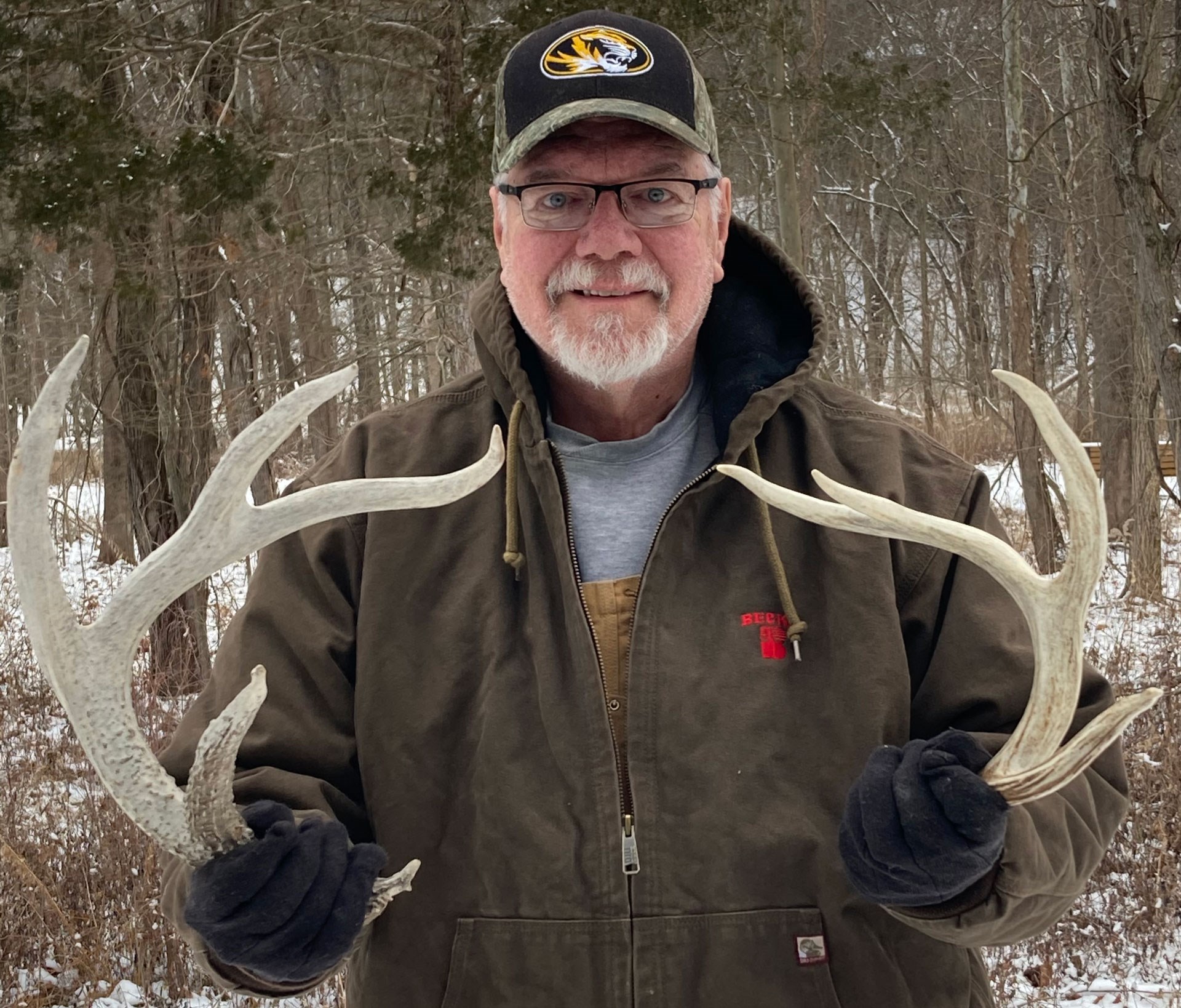 Mike Roux Holding large sheds