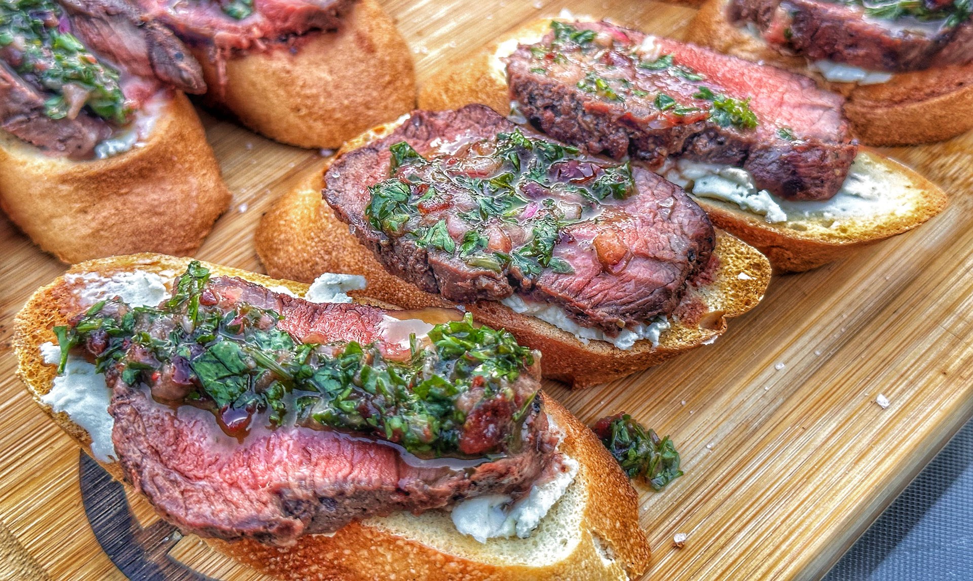 Plated Crostini