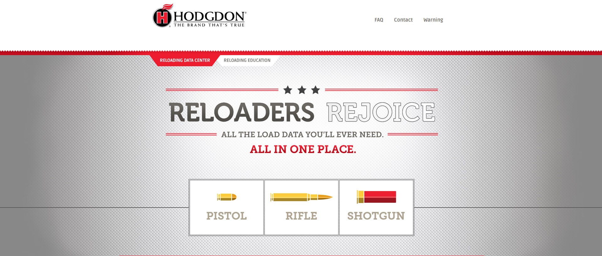 Hodgdon Reloading Center