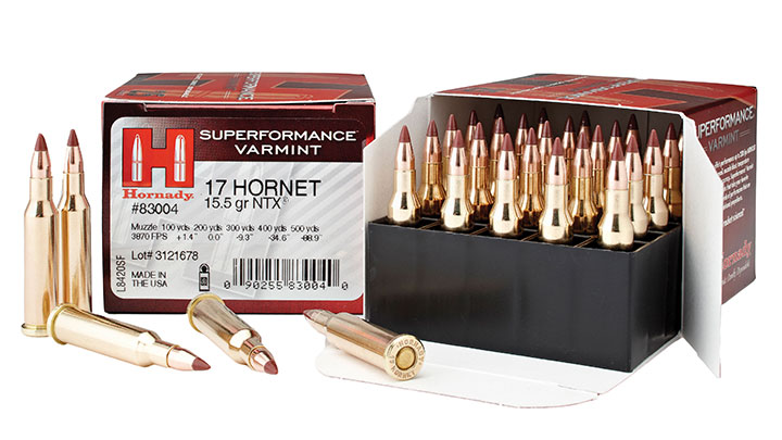 Hornady NTZ Superformance Varmint 15.5 Grain 17. Hornet Ammunition