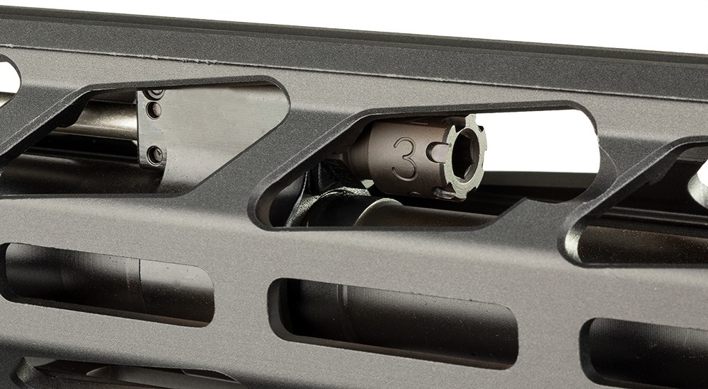 Ruger SFAR autoloading rifle upper receiver vent holes.