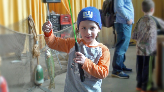 William Perry, 5, catches a big one!