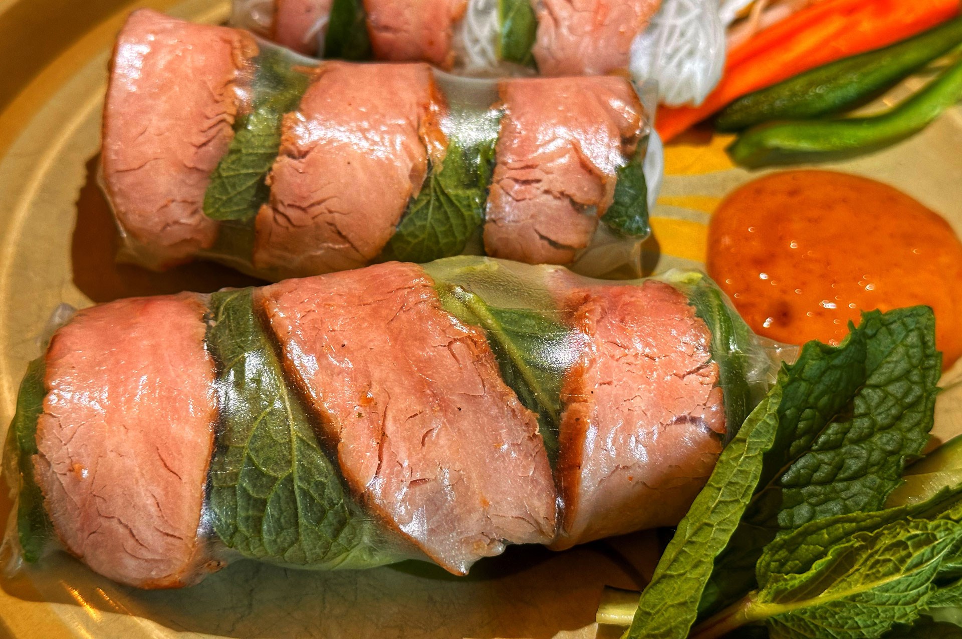 Turkey Rolls side