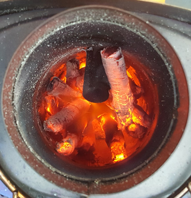 CampStove 2 embering HOT