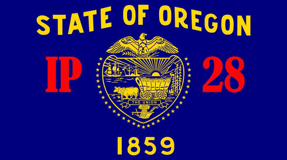 Flag Of Oregon With IP28