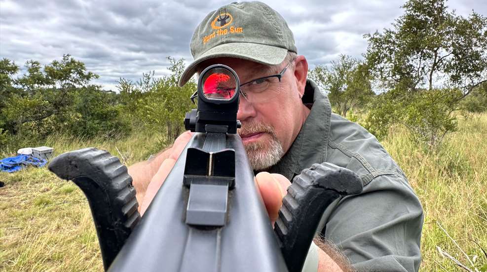 Brad Staring Down Sight