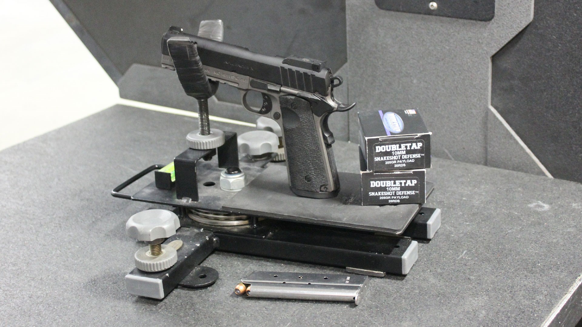 Gun in sled