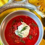 Plated Borscht