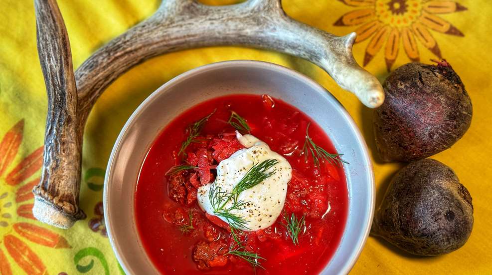 Plated Borscht