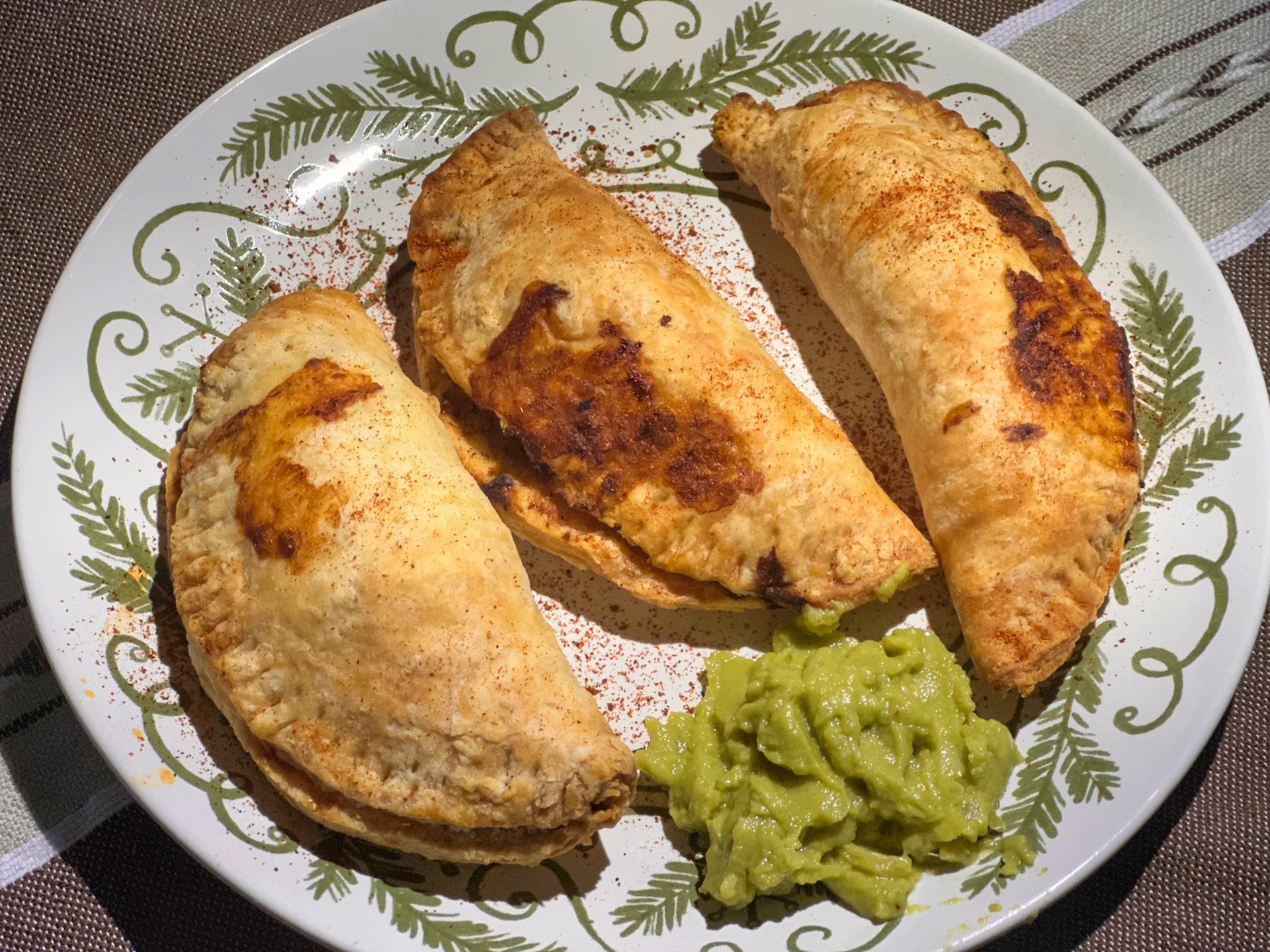 Empanadas on plate