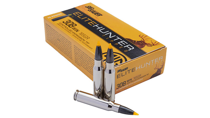 SIG Sauer Elite Hunter Tipped .308 Winchester 165-grain Ammunition