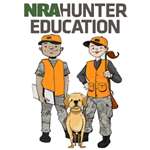 NRA Hunter Aeducation Homemade Logo On White