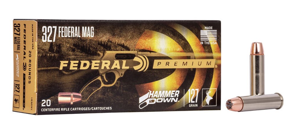Federal Premium HammerDown .327 Federal Magnum ammunition.