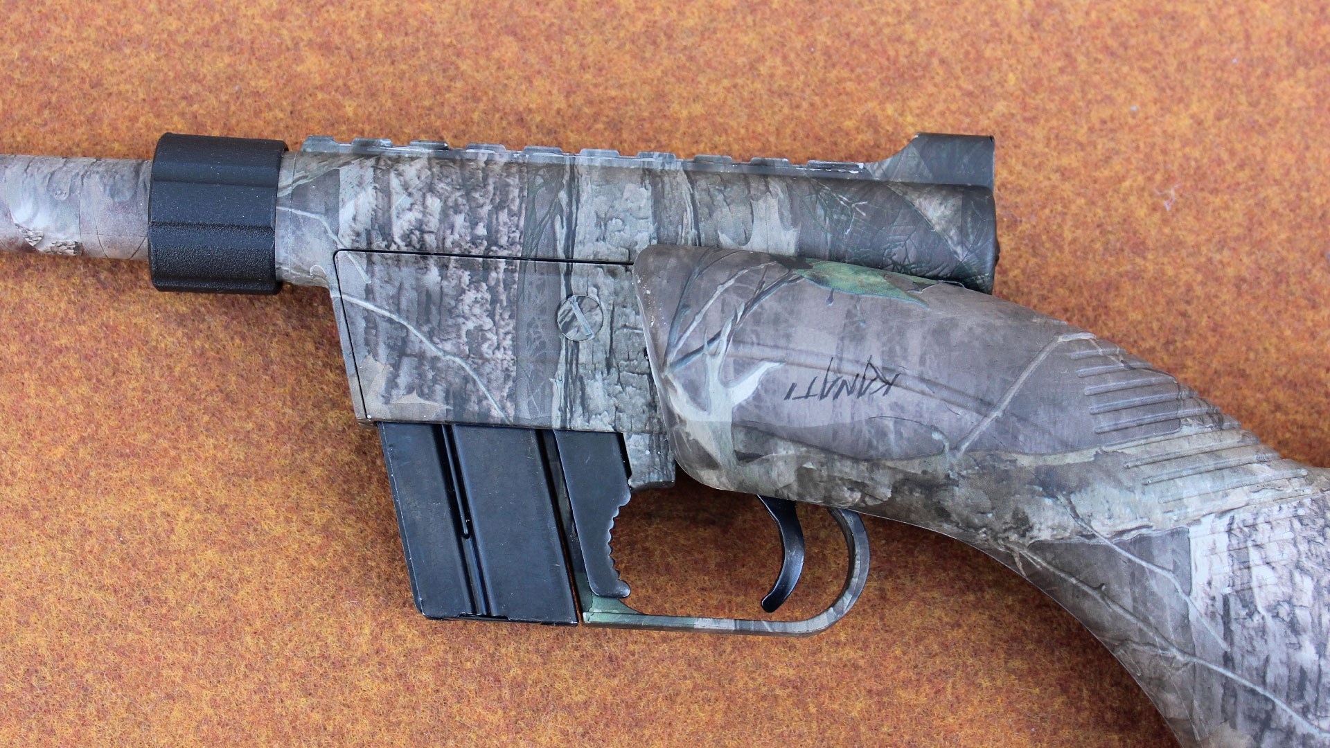 Left side of receiver