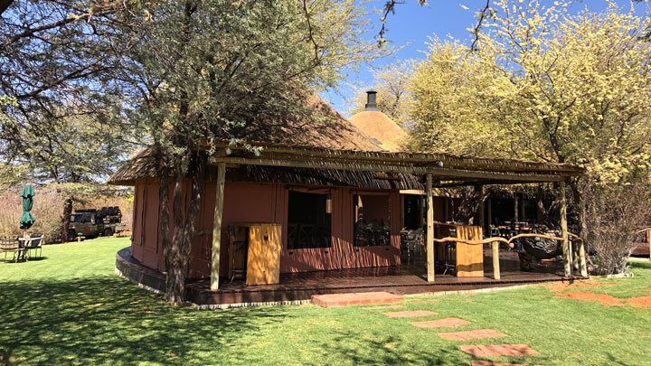 Hunting lodge in Africa