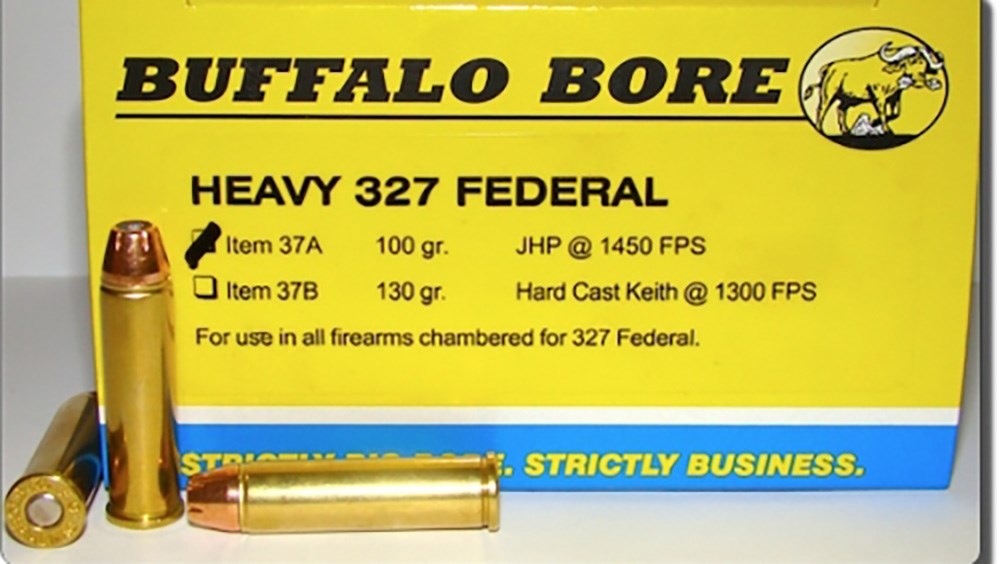 Buffalo Bore Heavy 327 Federal ammunition.