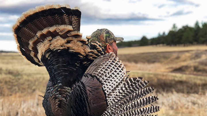 Hunter Carrying Turkey