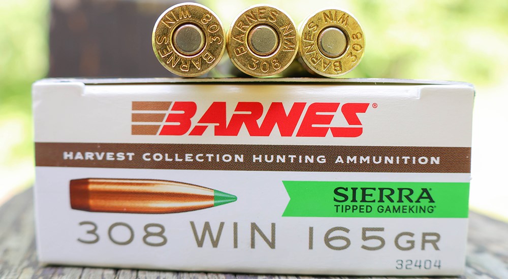 Barnes Harvest Collection .308 Winchester 165 grain bullets.