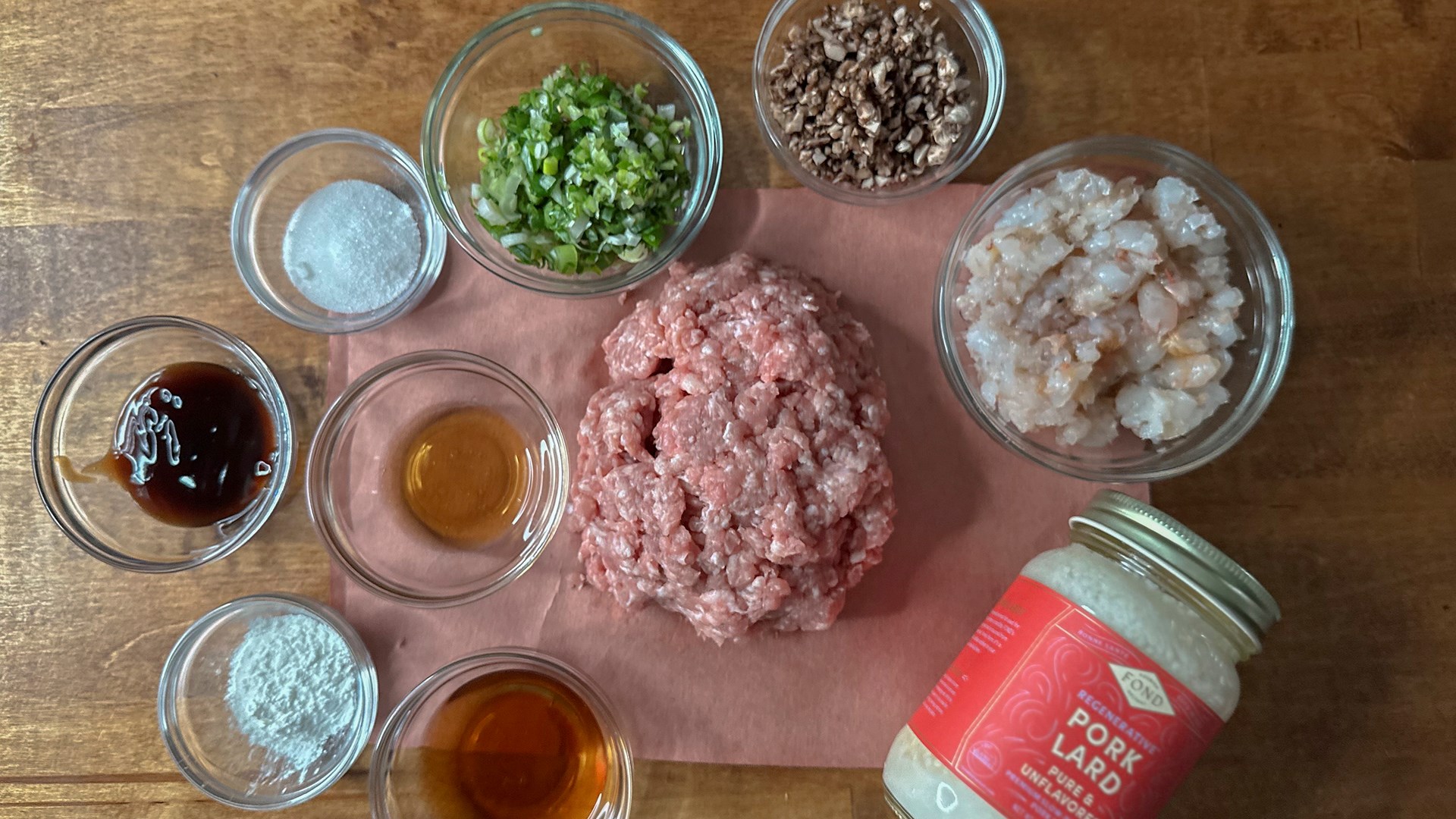 Siu Mai ingredients