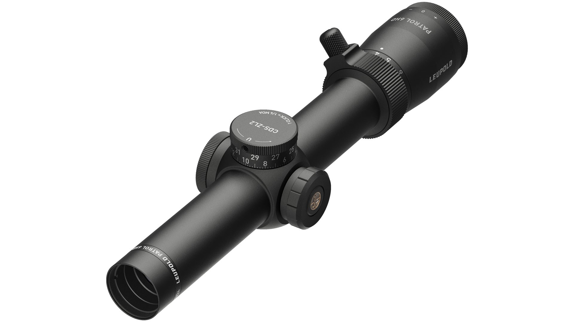 Leupold Patrol Riflescope with CDS turret on white