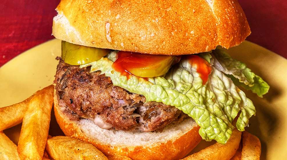 Recipe Wild Rice Elk Burgers Lead