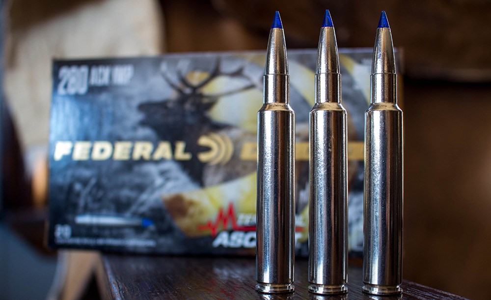 Federal Premium Terminal Ascent .280 Ackley Improved Ammunition.