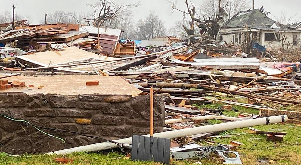 2021 Kentucky Tornado Damage