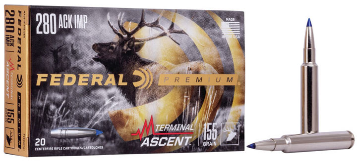 Federal Premium Terminal Ascent on White