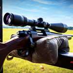 Shooting With Channel Lock Bag Off Barricade