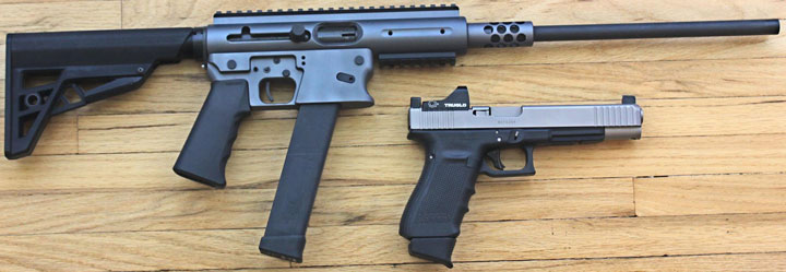 TNW Aero Survival Rifle and Glock 10mm
