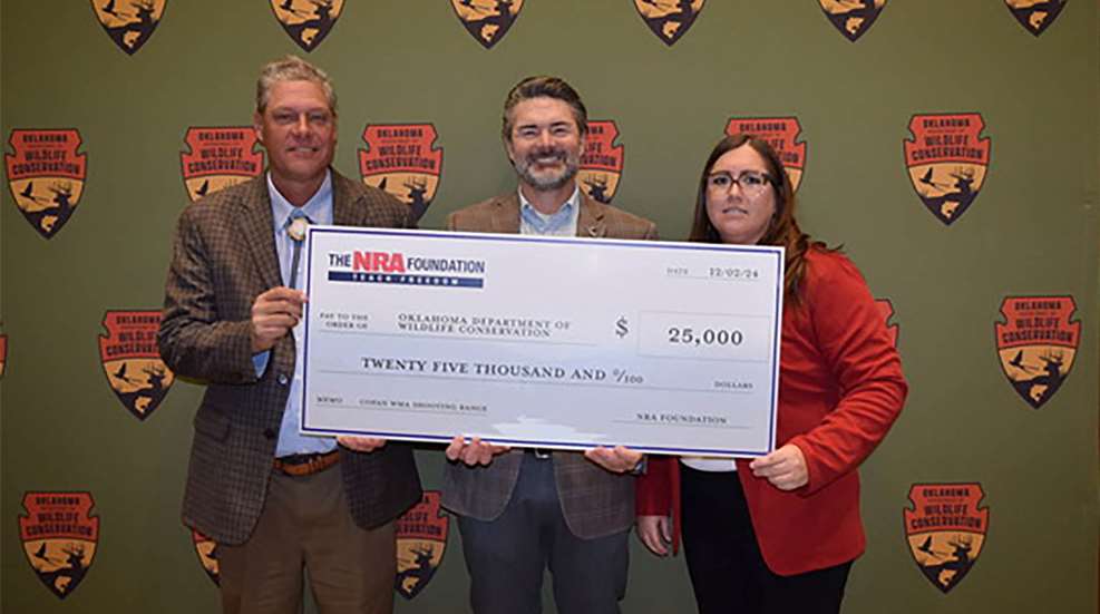 LEDE NRA Contributions Recognized By The Oklahoma Department Of Wildlife Conservation