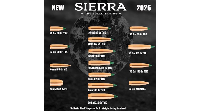 Sierra Bullets Announces 15 New Products for 2026 | An Official Journal Of The NRA