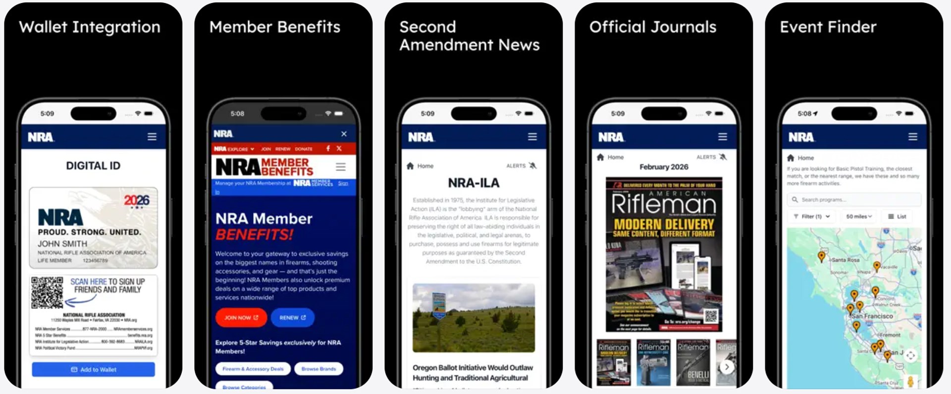 NRA App Capabilities