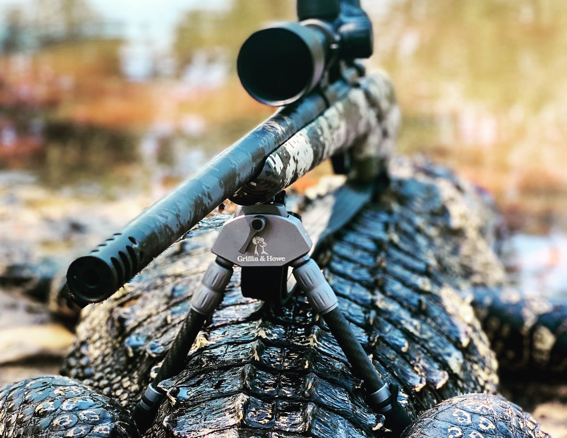 Griffin and Howe on croc