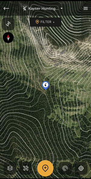 Studying the topos on HuntStand helps you determine where elk may go.