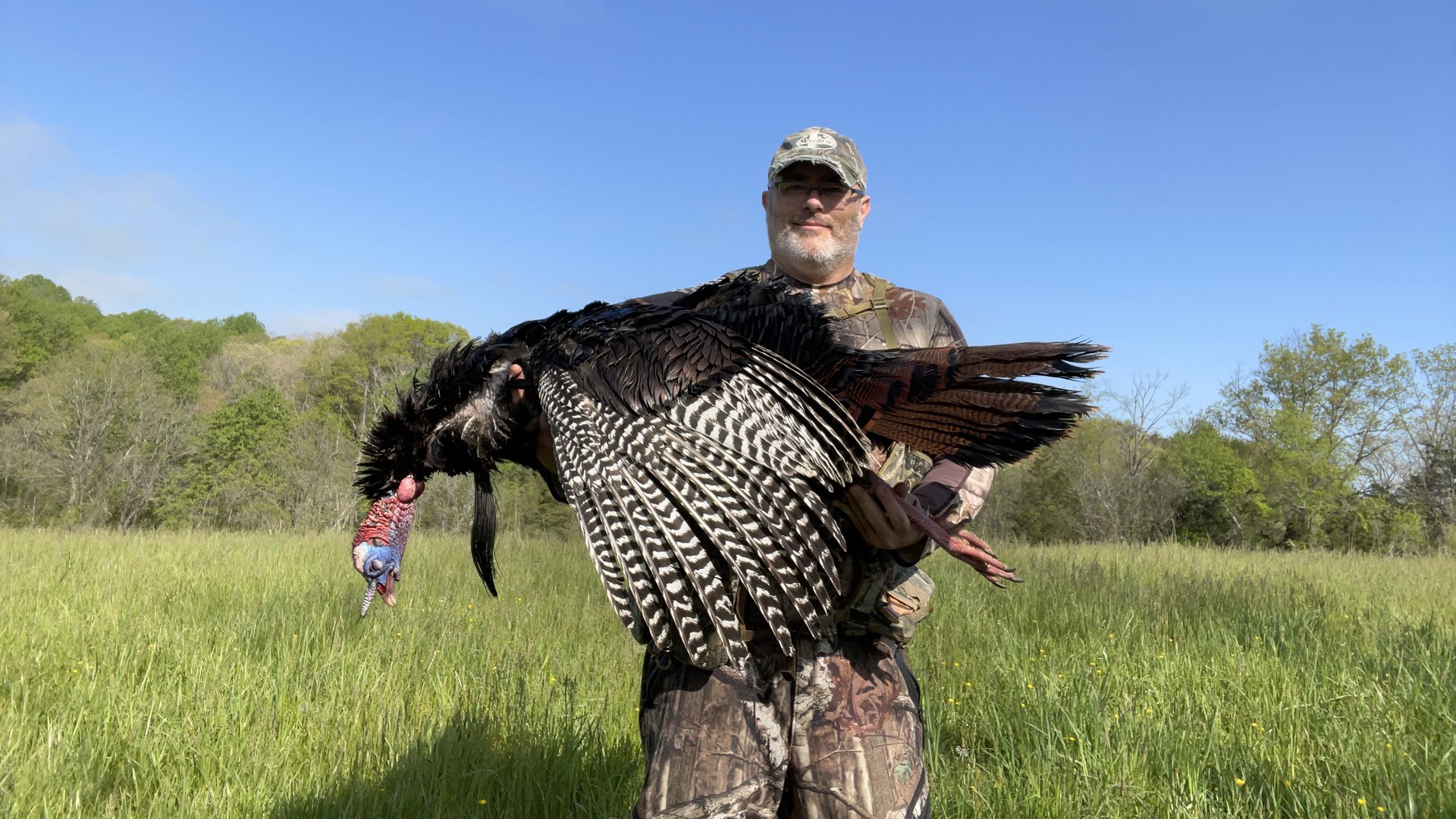Hunter with turkey
