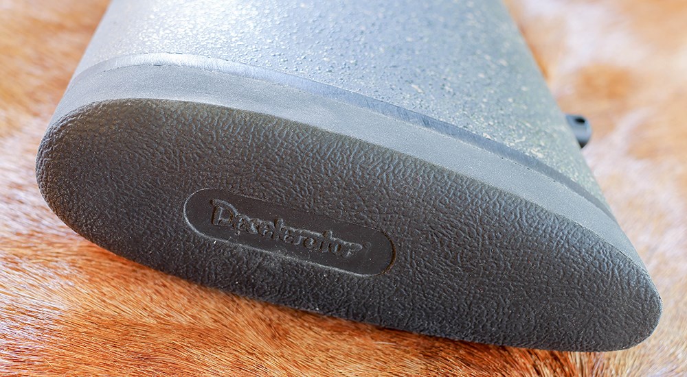 Bansner and Company Decelerator recoil pad on custom stock.