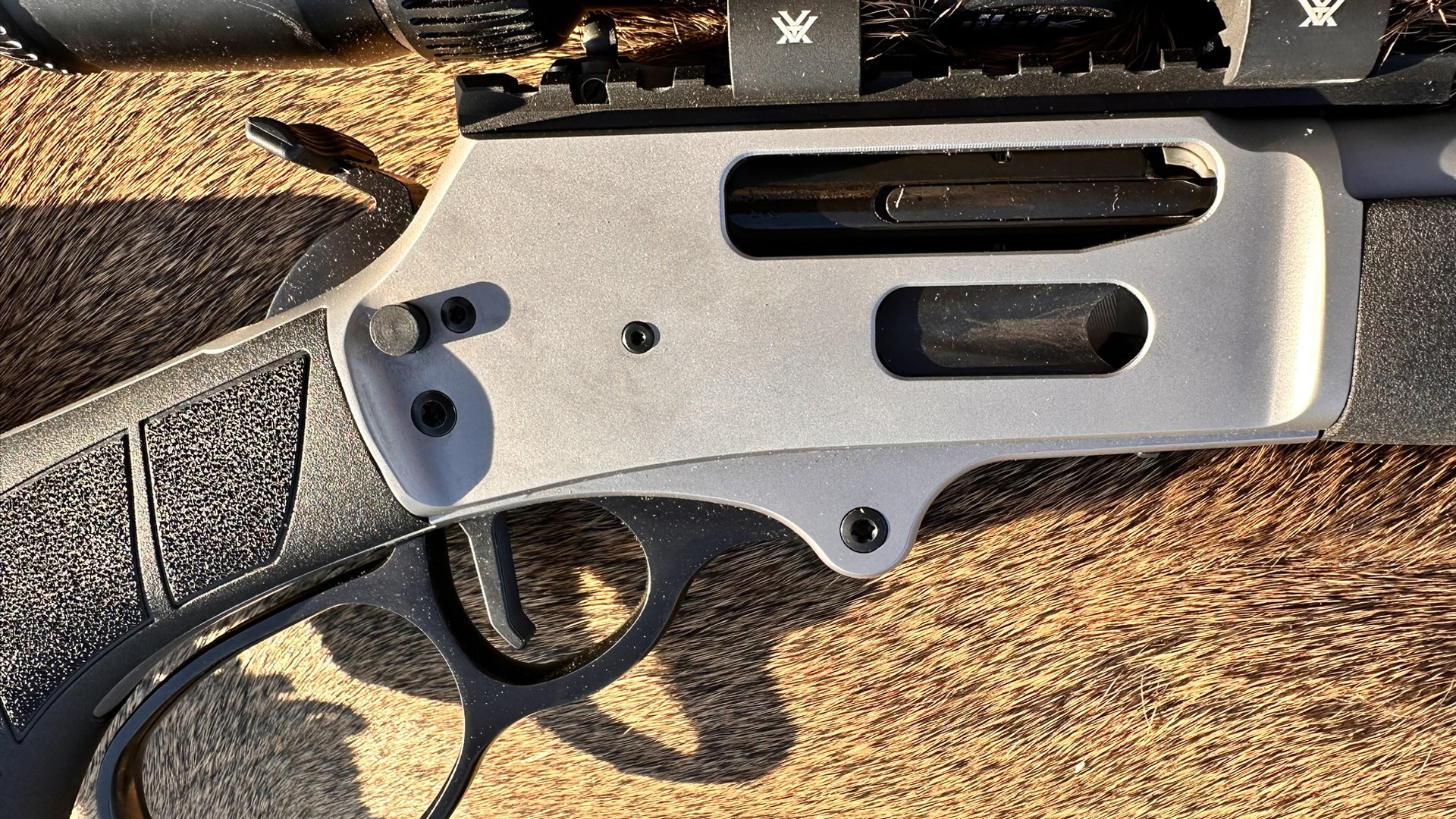 Lever action receiver